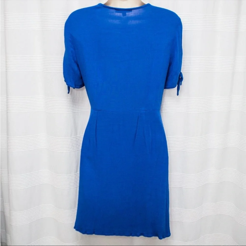 👗 Lulu’s 👗 Royal Blue Wrap Dress - S - Picture 5 of 12